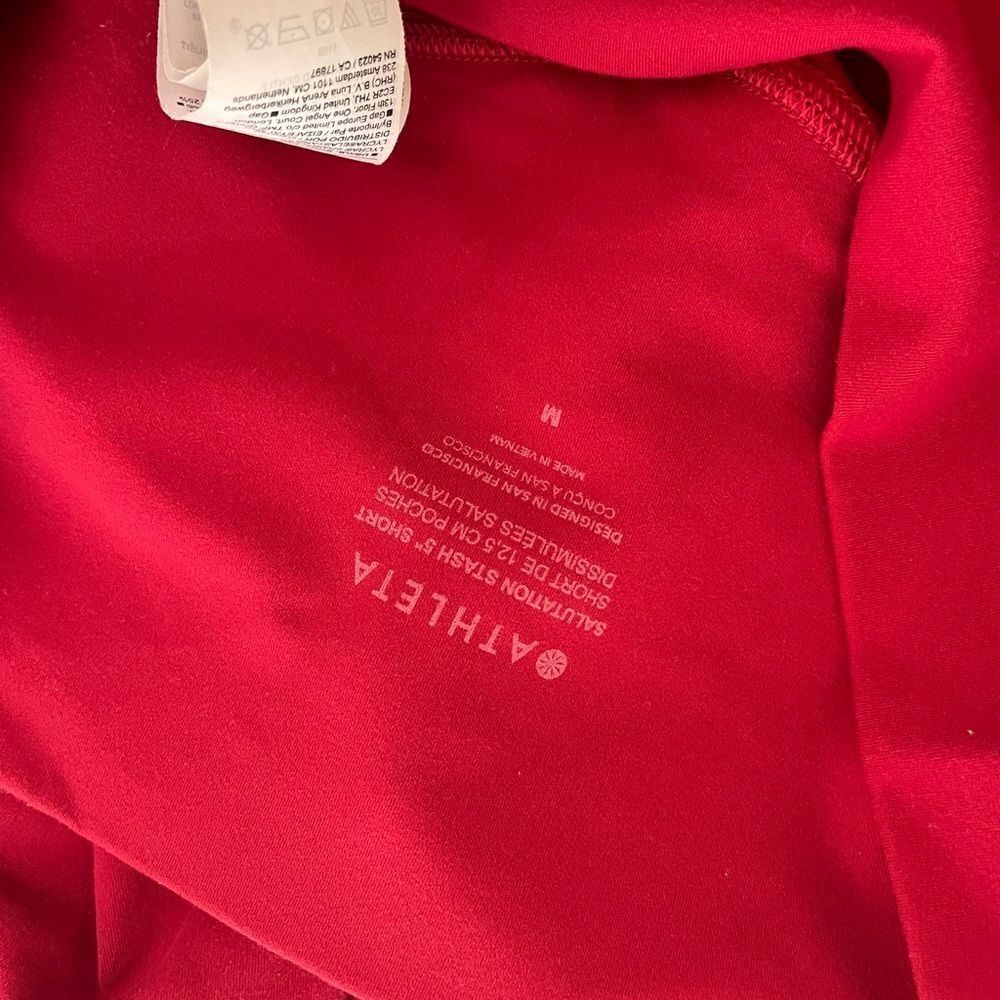Red Athleta Matching Workout Set - Picture 9 of 13